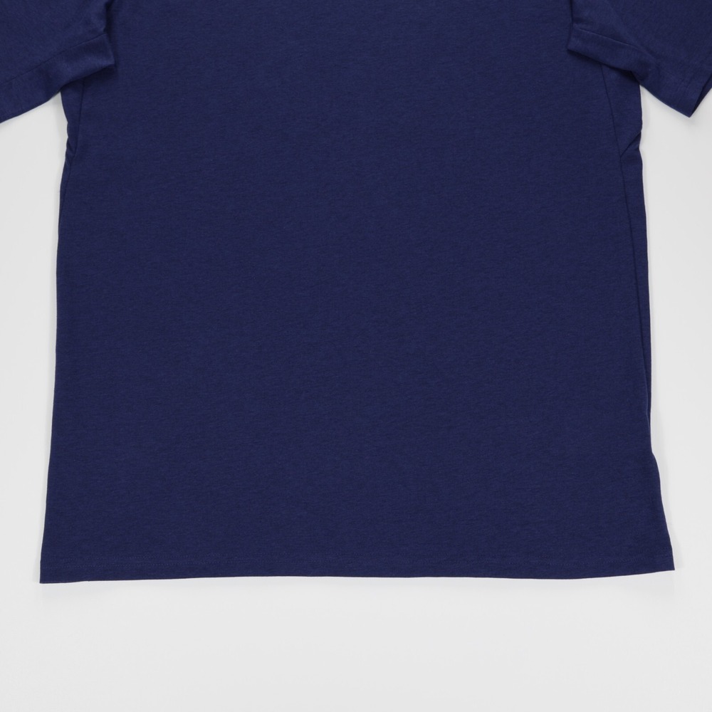 Adidas Men's Crew Neck Short Sleeve Feel Ready Training Tee‎ Dark Blue Size M - Picture 3 of 8